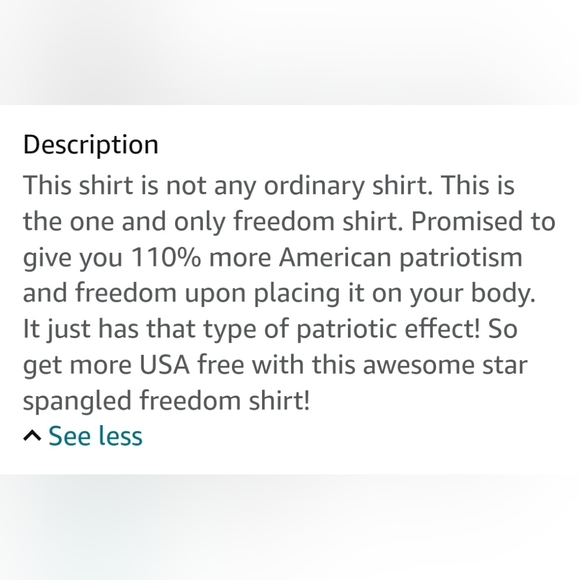 "THIS IS MY FREEDOM " PATRIOTIC TSHIRT - Picture 5 of 9